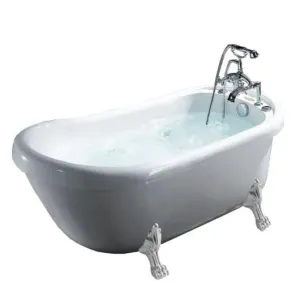 Mesa BT-062 Malibu Freestanding Whirlpool Clawfoot Tub