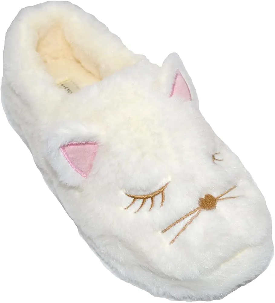 Millffy Warm Animal Soft Cozy Plush Slippers Womens House Slipper Bedroom cat Girl Fuzzy Slippers