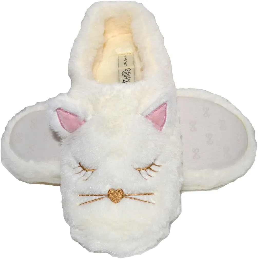 Millffy Warm Animal Soft Cozy Plush Slippers Womens House Slipper Bedroom cat Girl Fuzzy Slippers