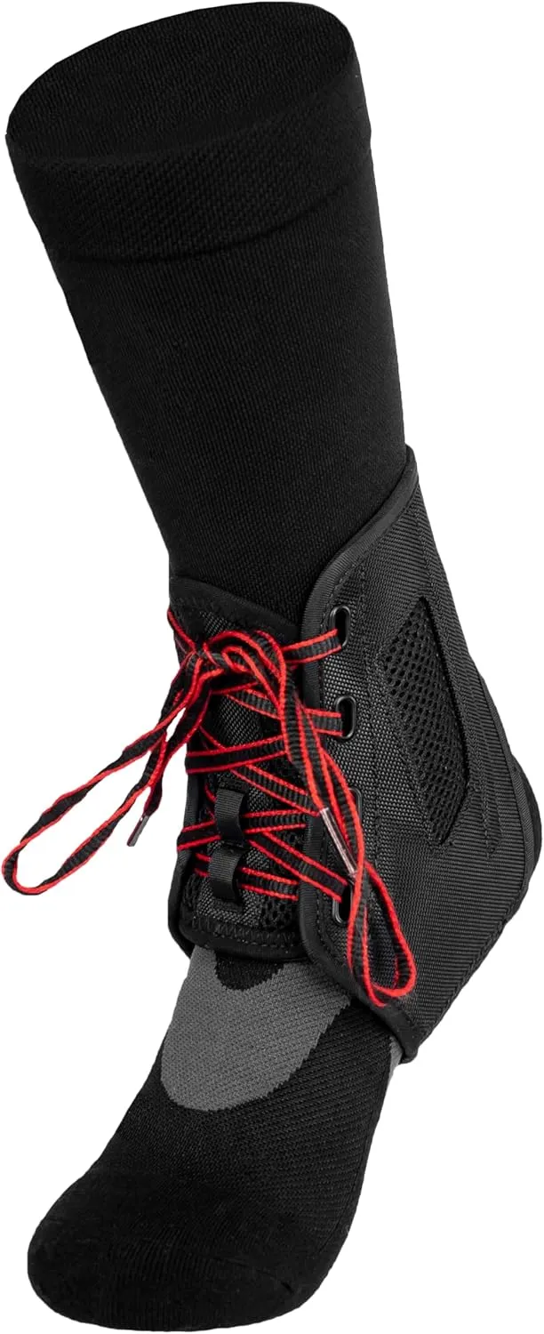 MUELLER Sports Medicine AFT3 Ankle Brace, Ankle Pain Relief Support for Men and Women, Ideal for Sprains, Strains, Arthritis, Black