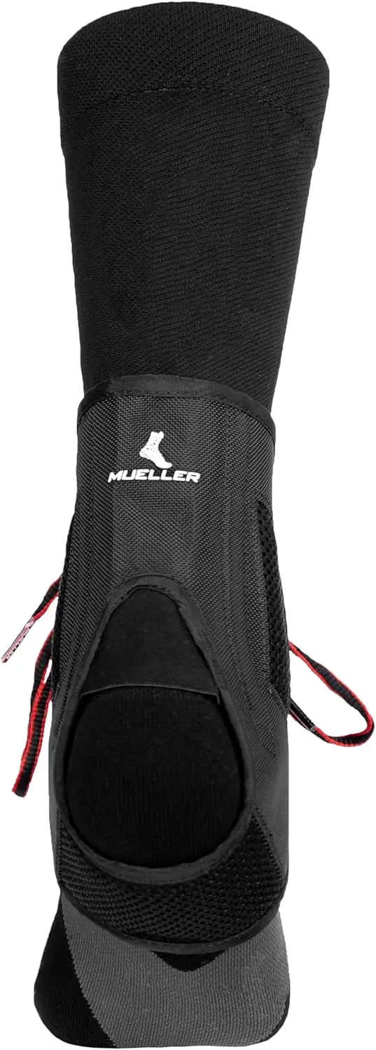 MUELLER Sports Medicine AFT3 Ankle Brace, Ankle Pain Relief Support for Men and Women, Ideal for Sprains, Strains, Arthritis, Black