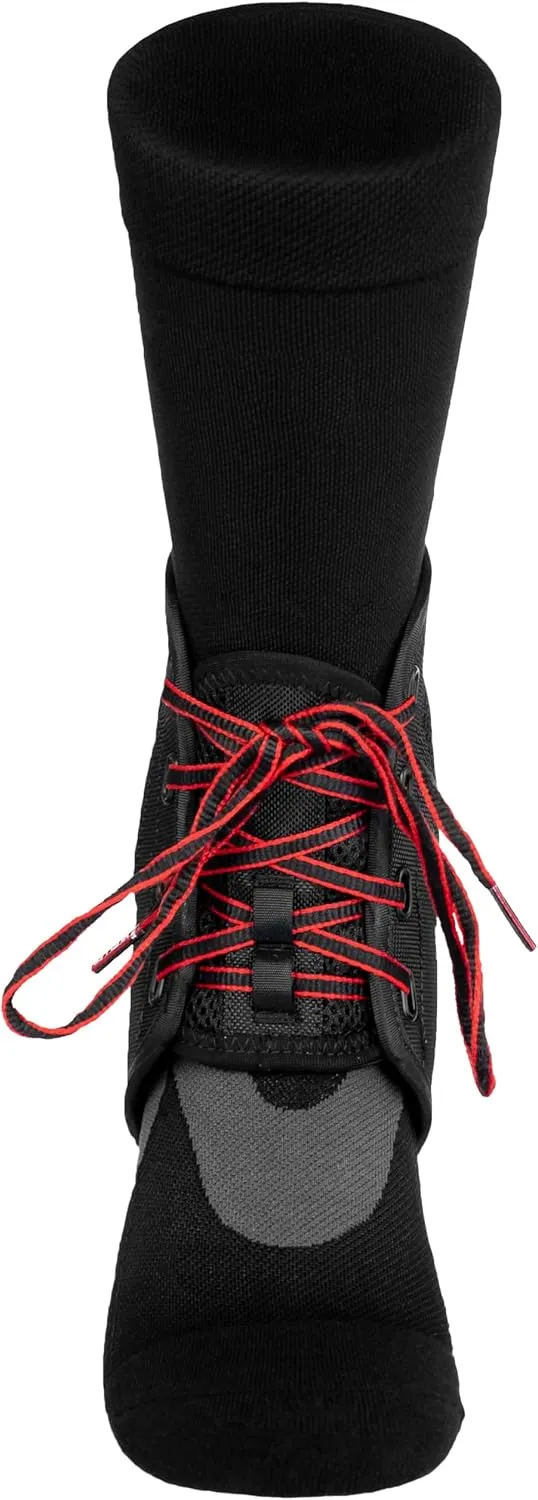 MUELLER Sports Medicine AFT3 Ankle Brace, Ankle Pain Relief Support for Men and Women, Ideal for Sprains, Strains, Arthritis, Black