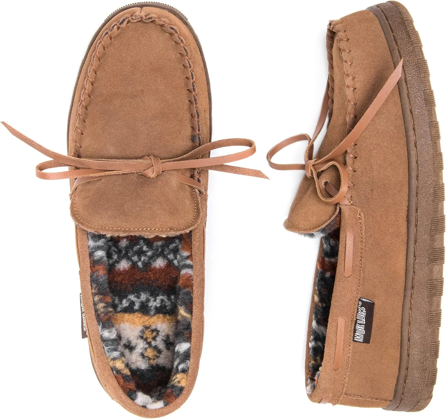 MUK LUKS Men's Paul Slipper, Multi Colors
