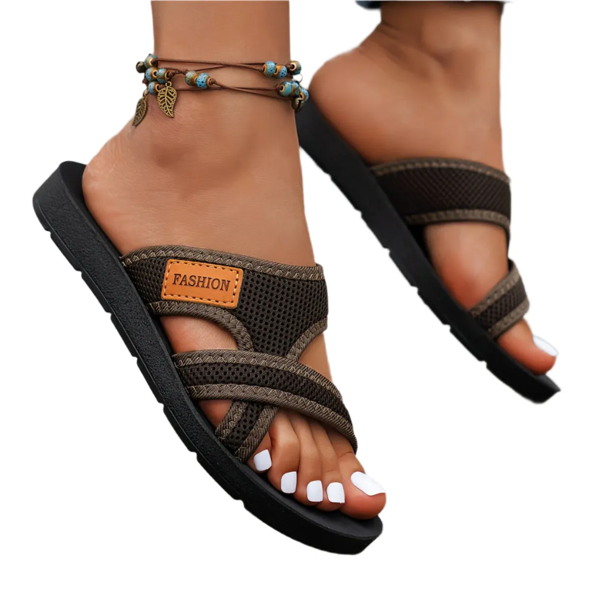 Mureen - Effortless Comfort Sandals with Cross Straps