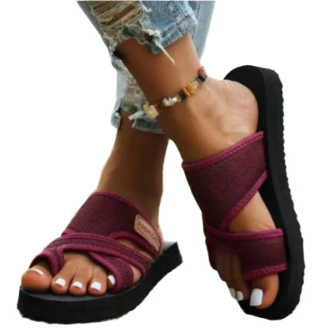 Mureen - Effortless Comfort Sandals with Cross Straps