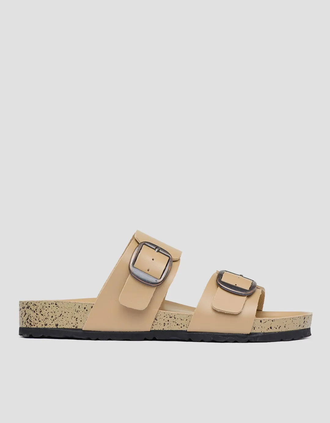 Nevada Buckle Sandal Slipper Wanita