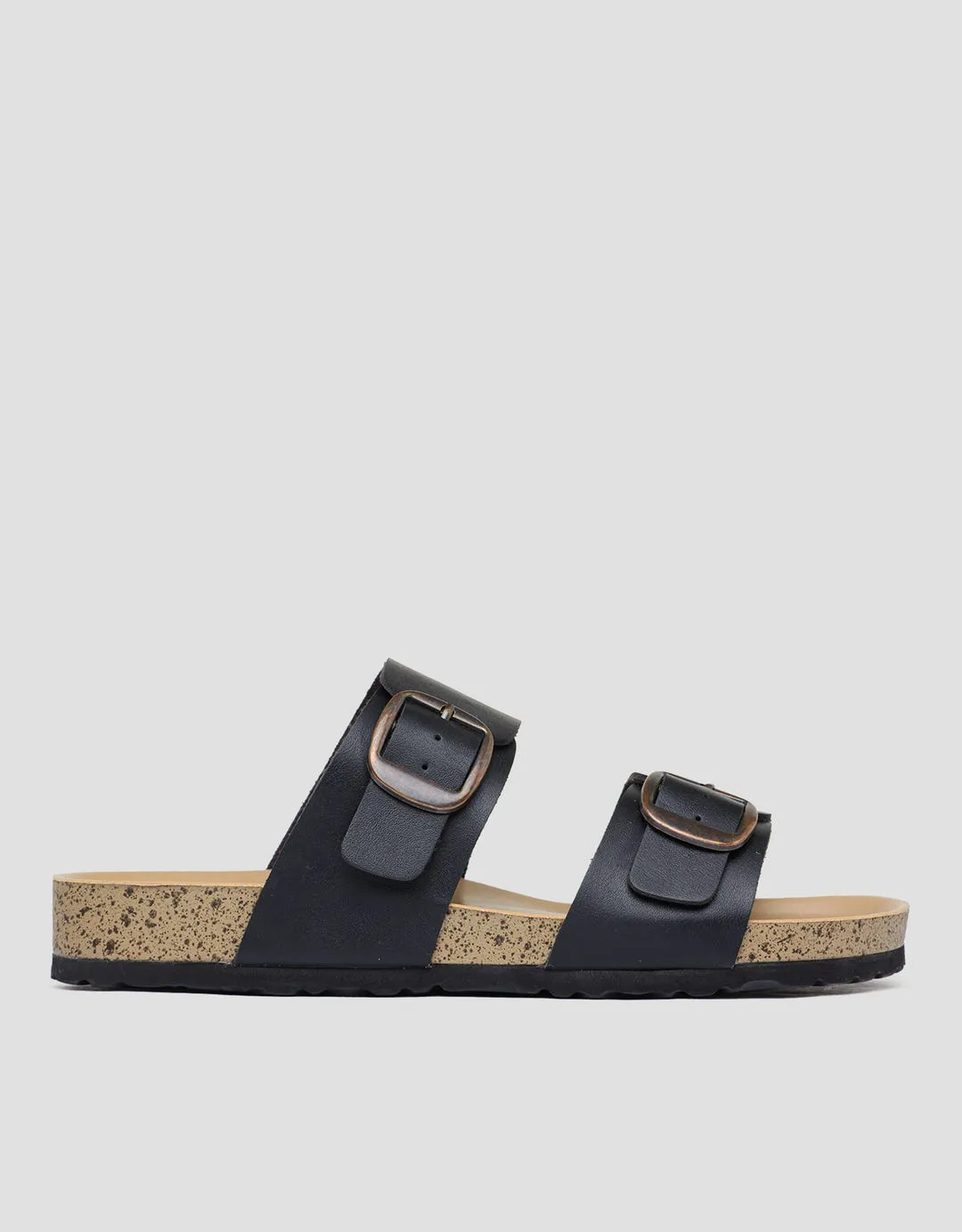Nevada Buckle Sandal Slipper Wanita