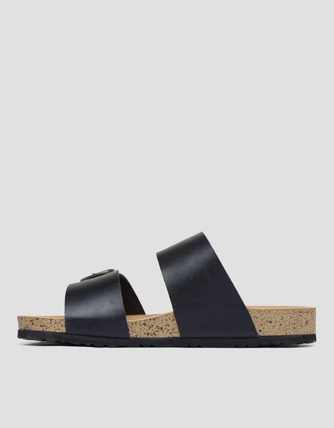 Nevada Buckle Sandal Slipper Wanita