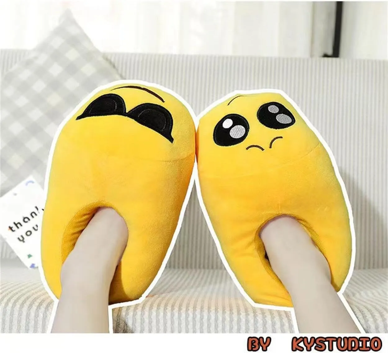 Nevka Winter Warmth with Style Cotton Slipper featuring Cute Emoji Memes Design Perfect Match for Cozy Days Non-slip Comfort