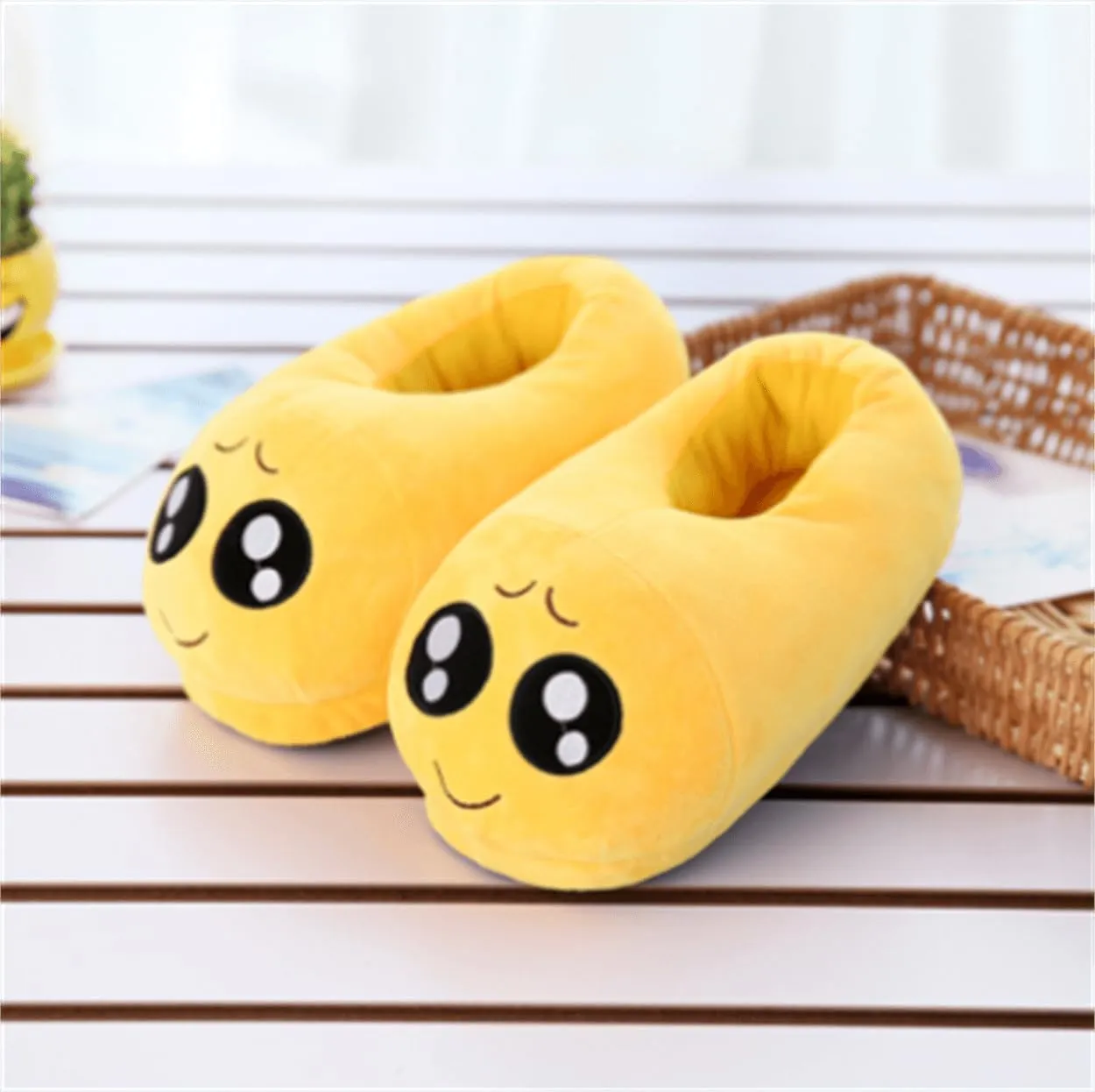 Nevka Winter Warmth with Style Cotton Slipper featuring Cute Emoji Memes Design Perfect Match for Cozy Days Non-slip Comfort