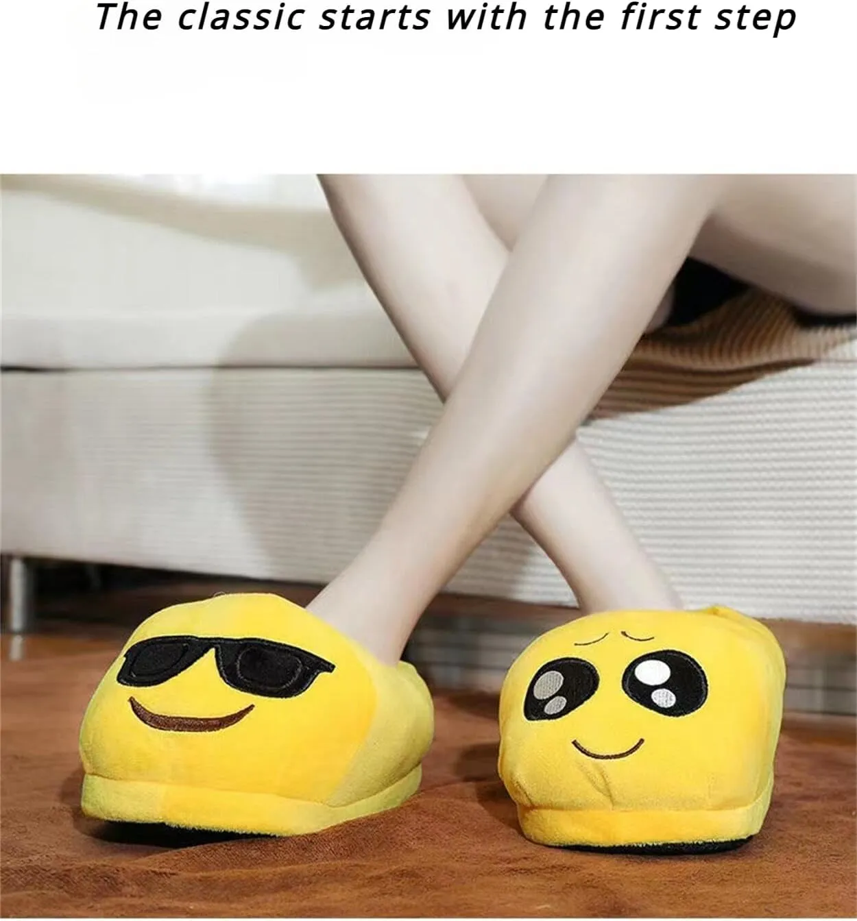 Nevka Winter Warmth with Style Cotton Slipper featuring Cute Emoji Memes Design Perfect Match for Cozy Days Non-slip Comfort