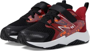 New Balance Kids ITRAVWB2 Running Shoe, Black/True Red/Blaze Orange, 6 US Unisex Toddler