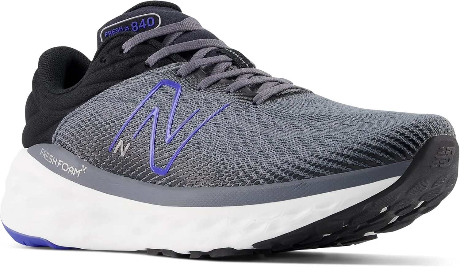 New Balance Men's Fresh Foam X 840f V1 Running Shoe, Castlerock/Marine Blue/Black, 15