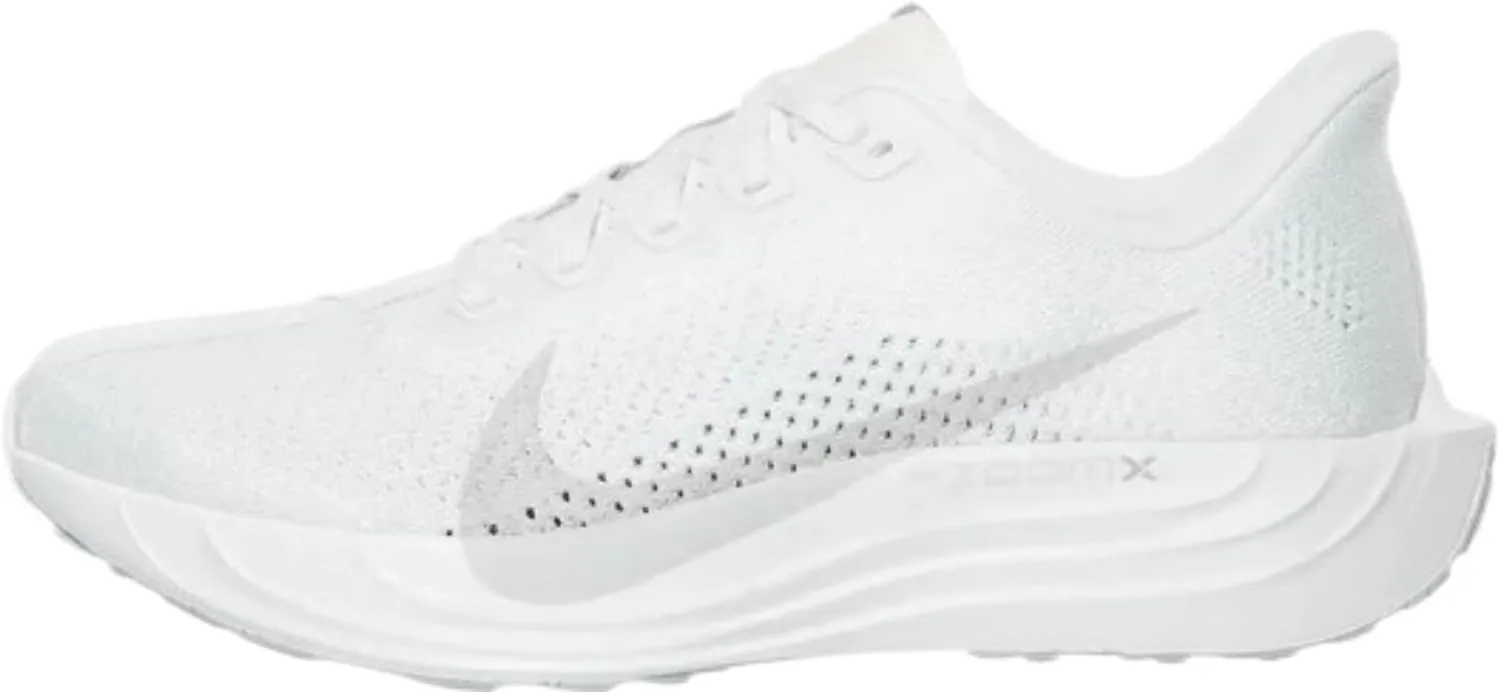 Nike Pegasus Plus Women's Road Running Shoes (FQ7261-101, White/Wolf Grey/Pure Platinum)