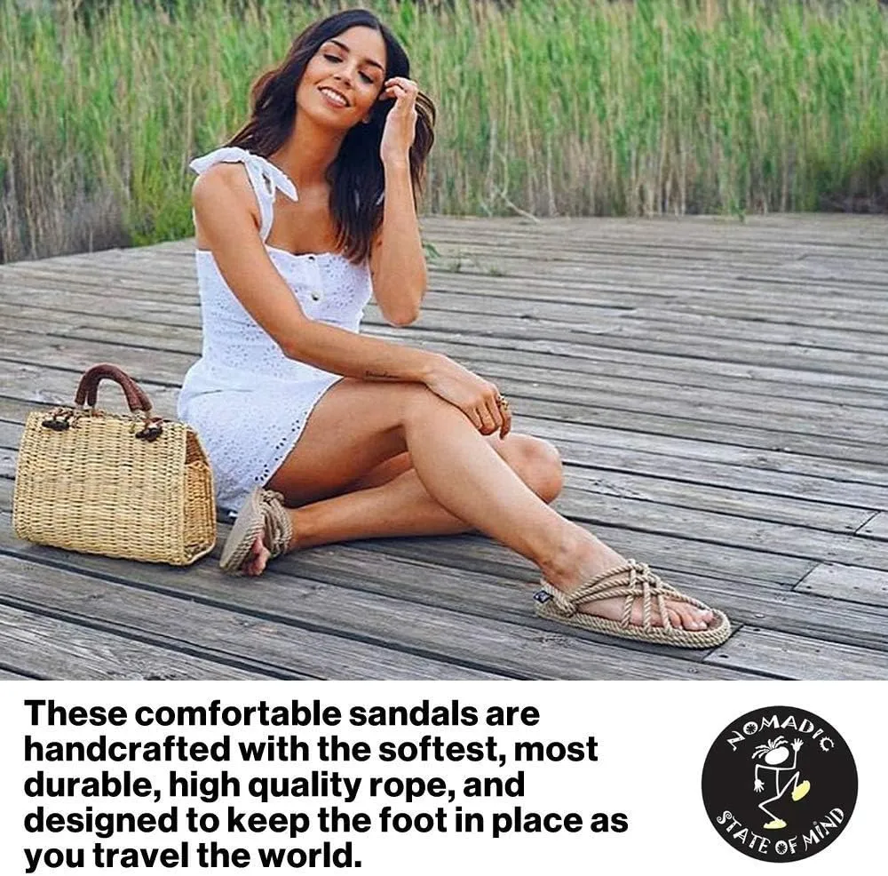 Nomadic State of Mind - JC Woodstock with Sole | Handmade | Woven | Adjustable | Men and Women’s Sizes | Vegan | Socially Responsible