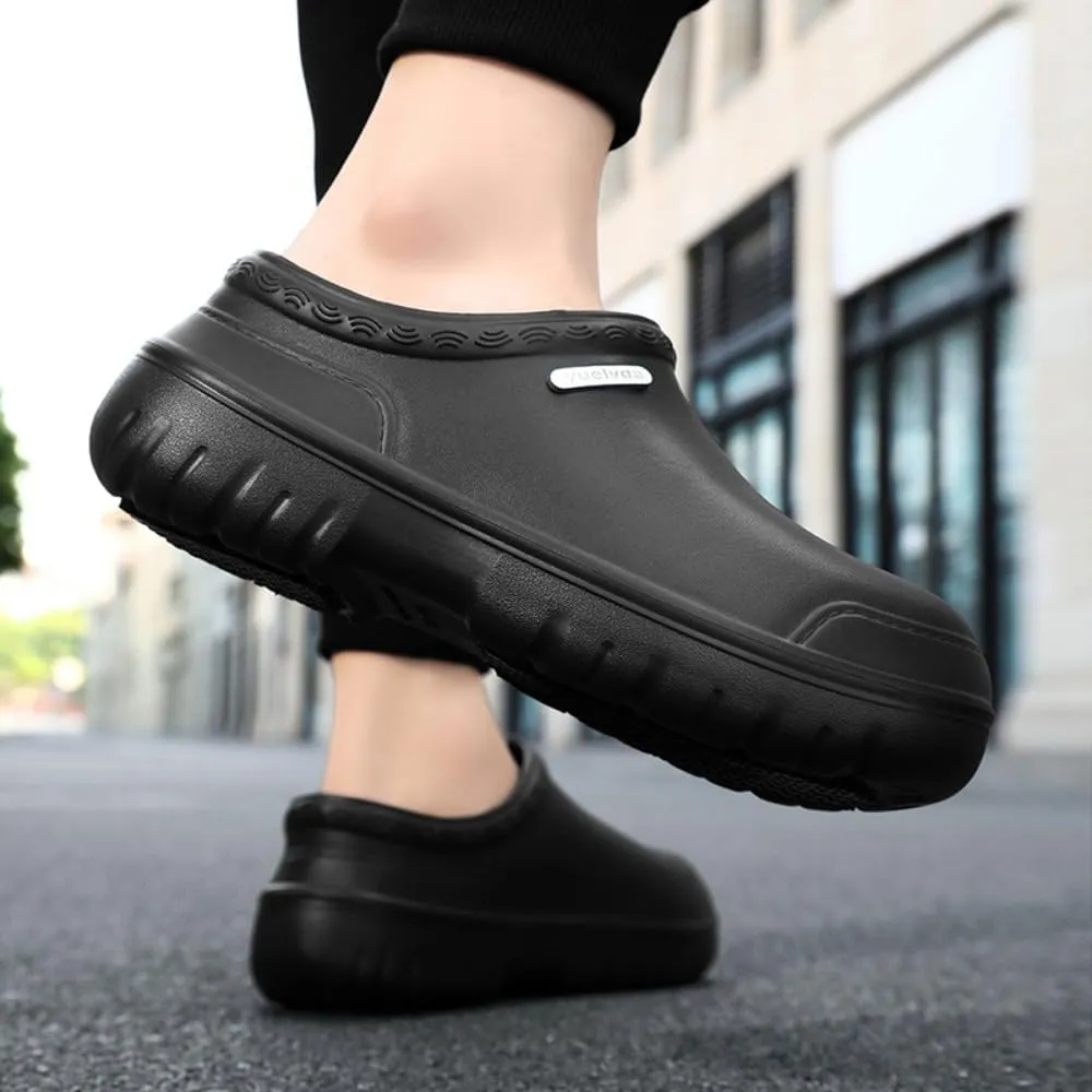 Non Slip Chef Shoes for Men，for Men with Removable Insole ，Lightweight Breathable Mens Food Service Chef Shoes ，for Kitchen, Chef, Restaurant