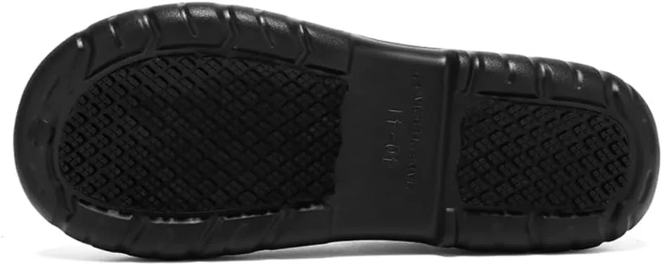 Non Slip Chef Shoes for Men，for Men with Removable Insole ，Lightweight Breathable Mens Food Service Chef Shoes ，for Kitchen, Chef, Restaurant