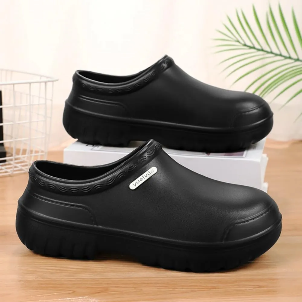 Non Slip Chef Shoes for Men，for Men with Removable Insole ，Lightweight Breathable Mens Food Service Chef Shoes ，for Kitchen, Chef, Restaurant