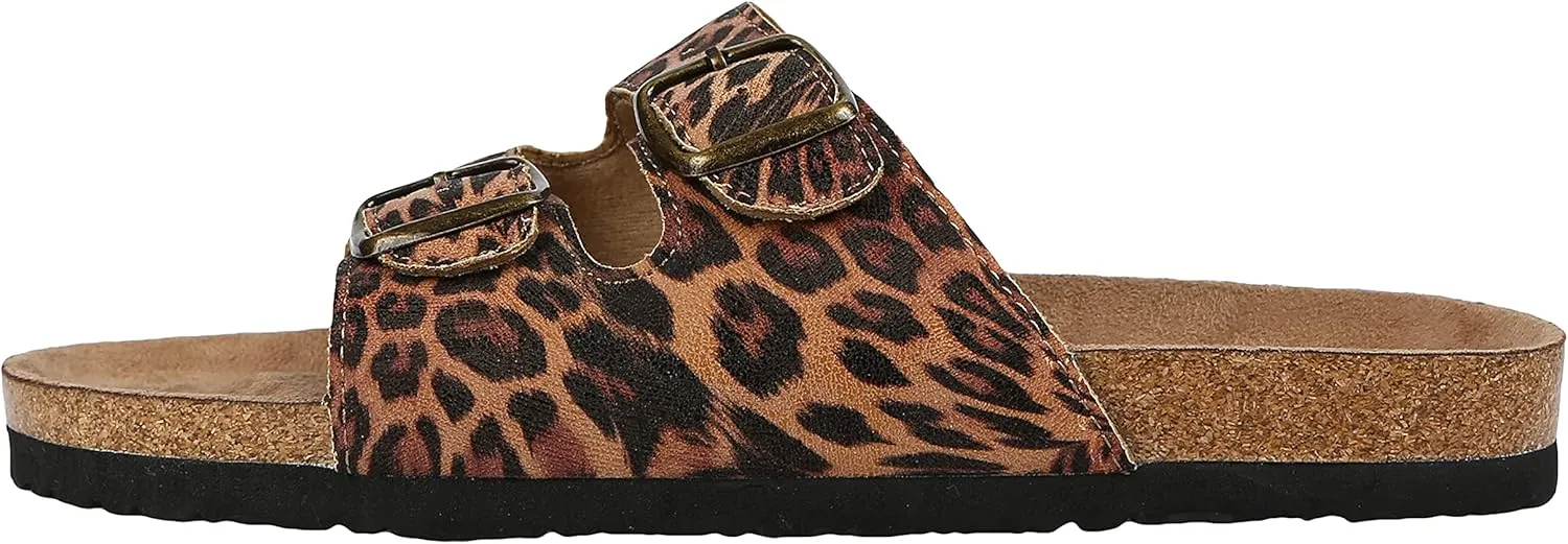 Northside Womens Mariani Leather Strap Cork Sandal
