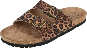 Northside Womens Mariani Leather Strap Cork Sandal