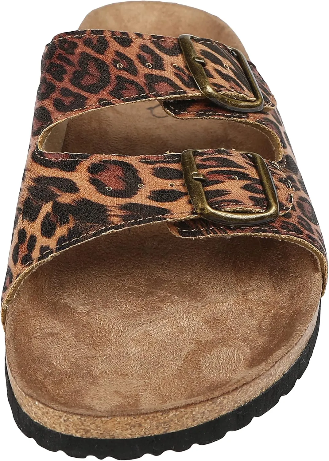 Northside Womens Mariani Leather Strap Cork Sandal