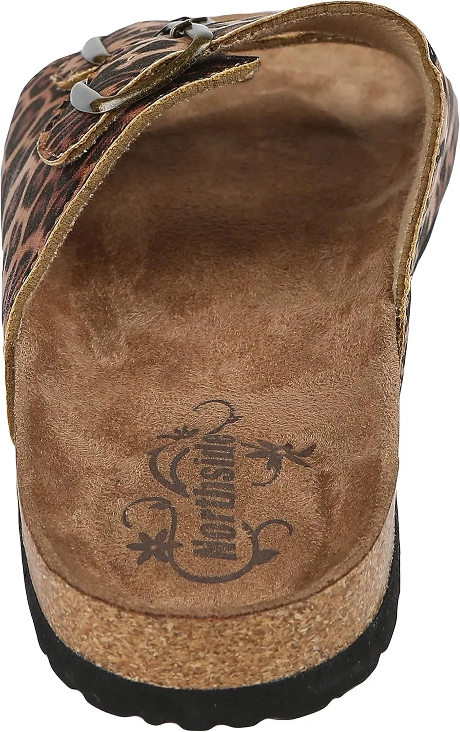Northside Womens Mariani Leather Strap Cork Sandal