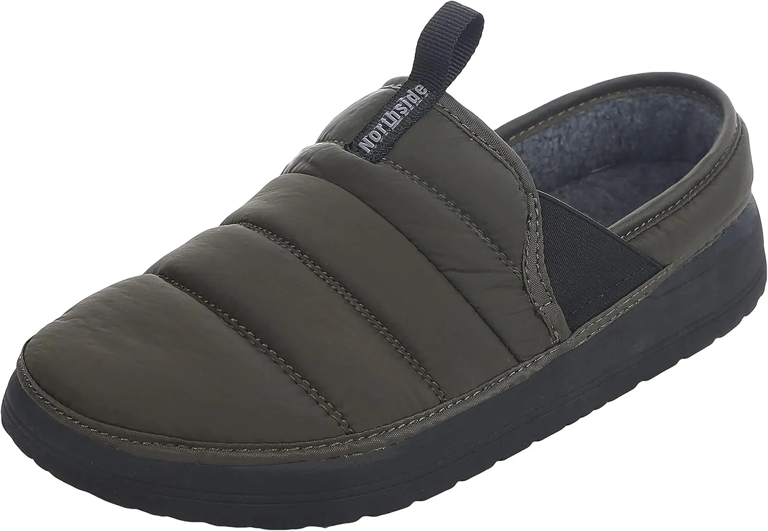 Northside Womens Rainier Camp Slipper - Indoor Outdoor Shoes Plush Slip-on Camping Slippers Cozy Camping