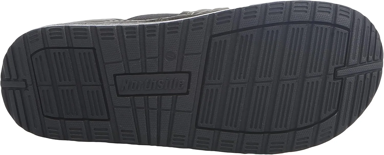 Northside Womens Rainier Camp Slipper - Indoor Outdoor Shoes Plush Slip-on Camping Slippers Cozy Camping