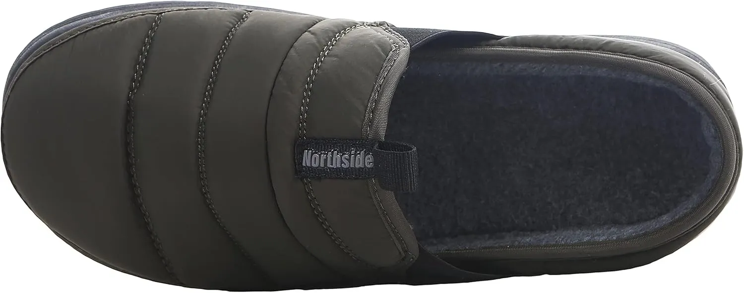 Northside Womens Rainier Camp Slipper - Indoor Outdoor Shoes Plush Slip-on Camping Slippers Cozy Camping