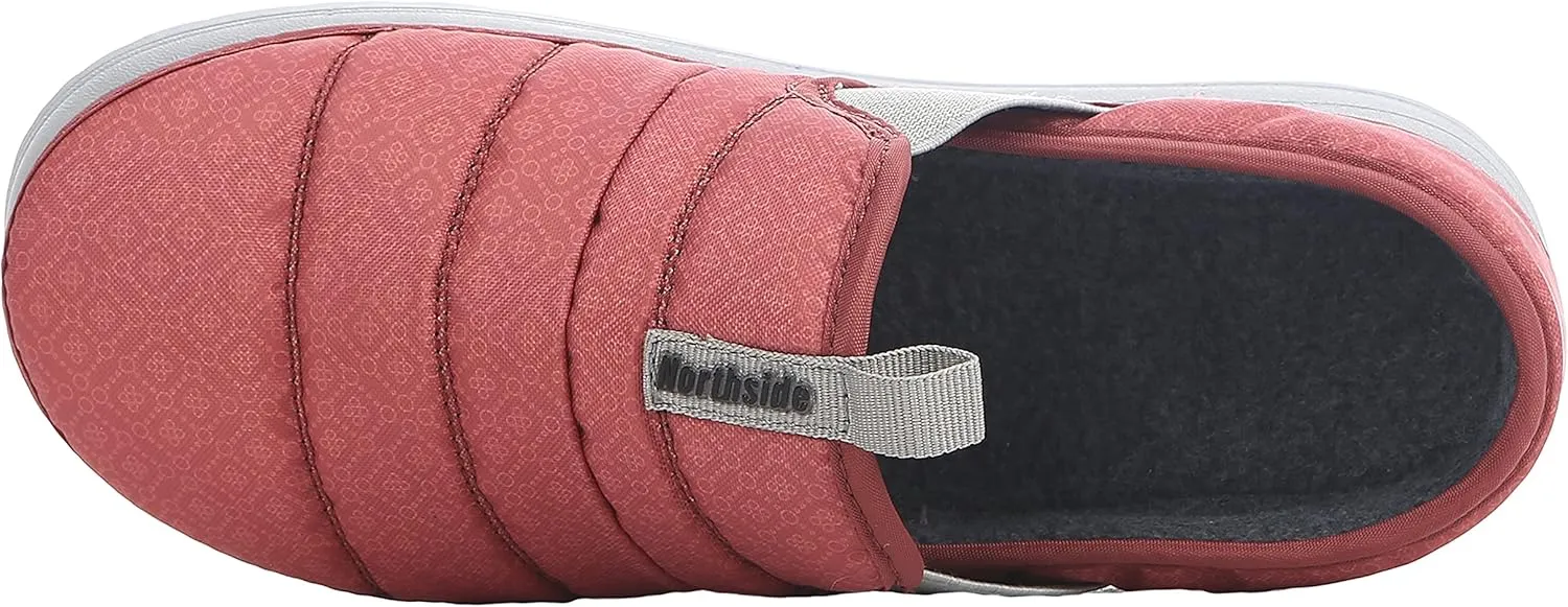 Northside Womens Rainier Camp Slipper - Indoor Outdoor Shoes Plush Slip-on Camping Slippers Cozy Camping