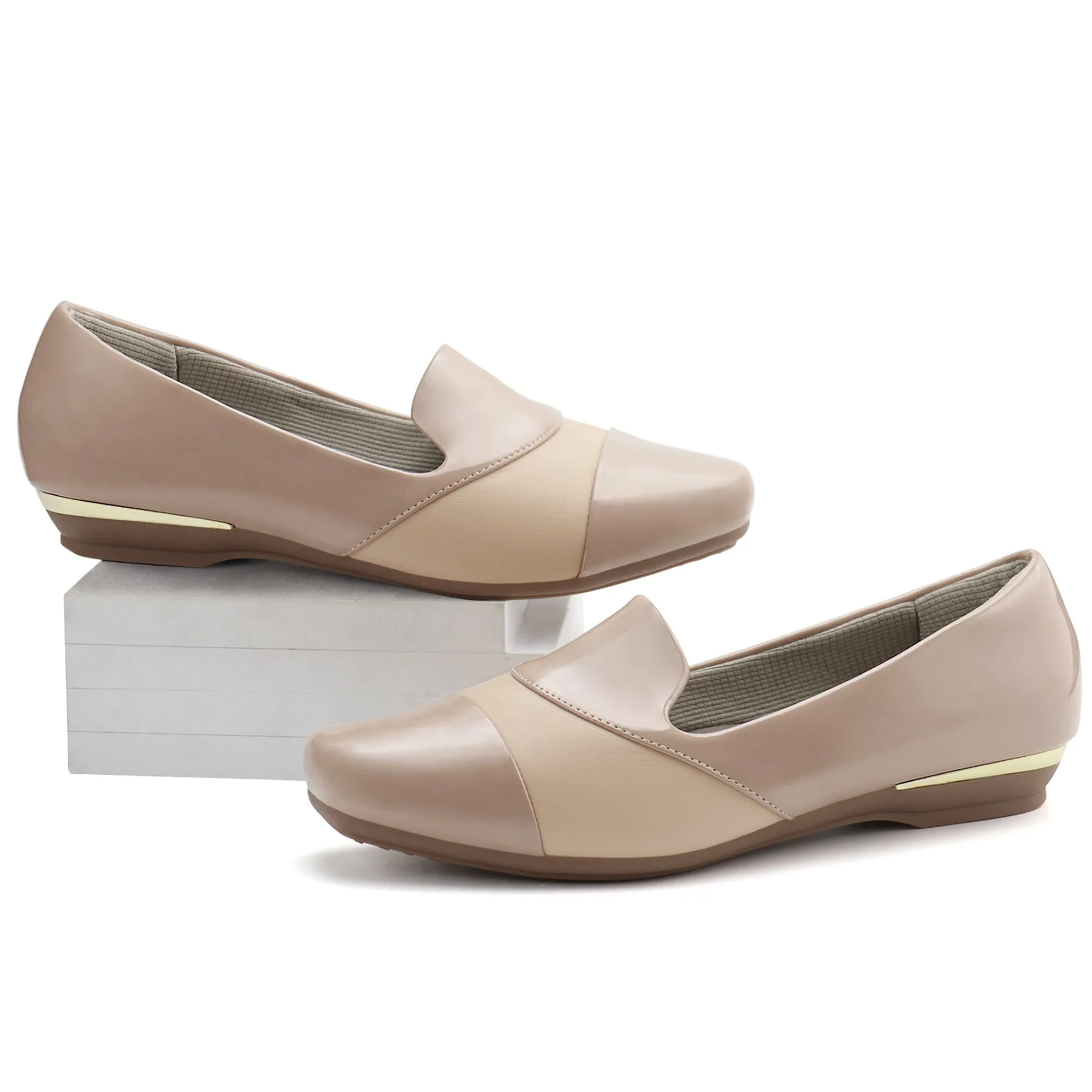 Nude Loafer Dress-Luna