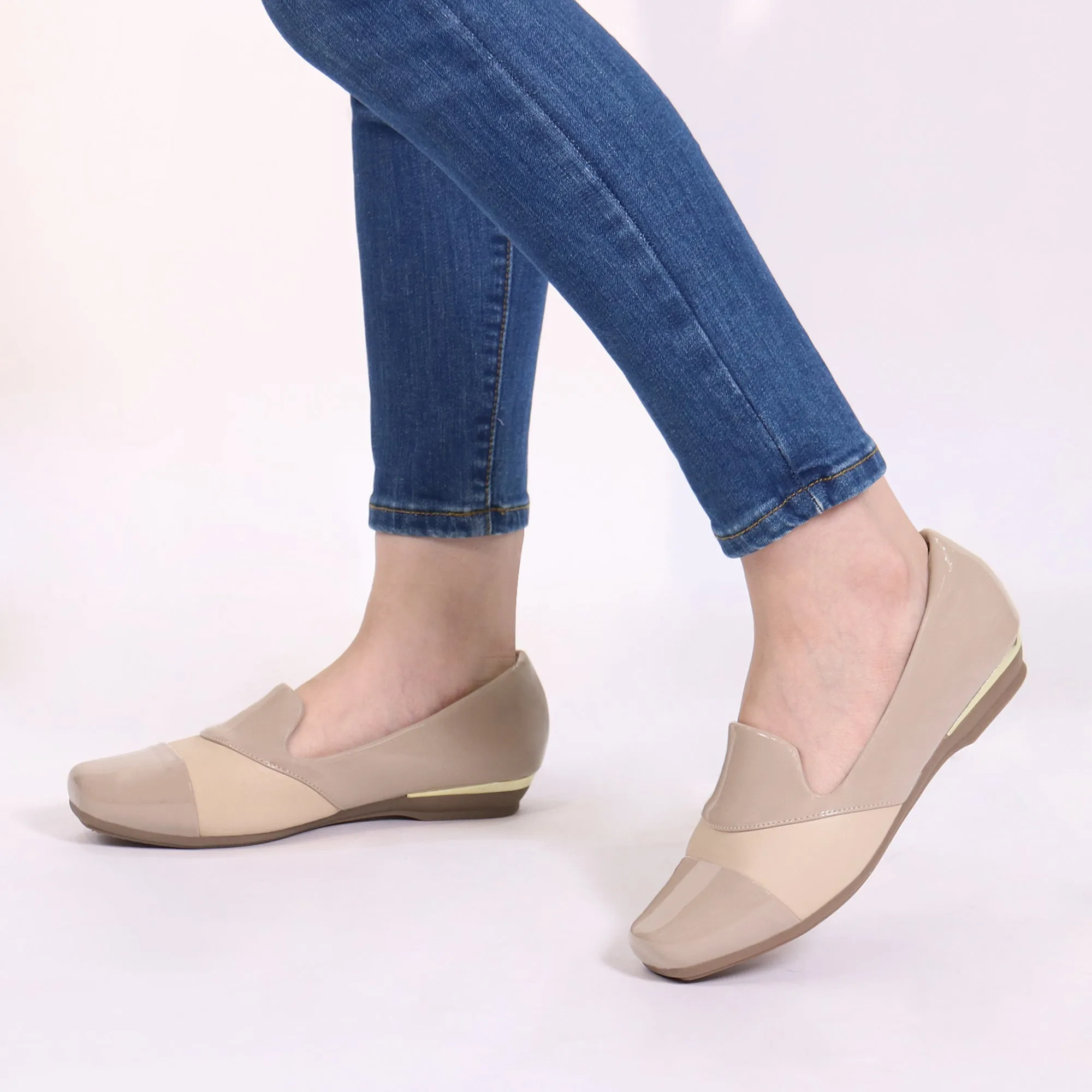 Nude Loafer Dress-Luna
