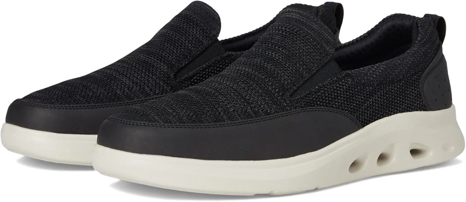Nunn Bush Men's Ponte Knit Moc Toe Slip-on Sneakers Hybrid Casual Lightweight Athletic Style Loafer