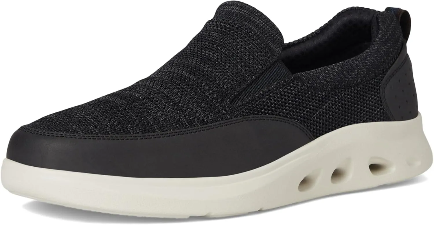 Nunn Bush Men's Ponte Knit Moc Toe Slip-on Sneakers Hybrid Casual Lightweight Athletic Style Loafer