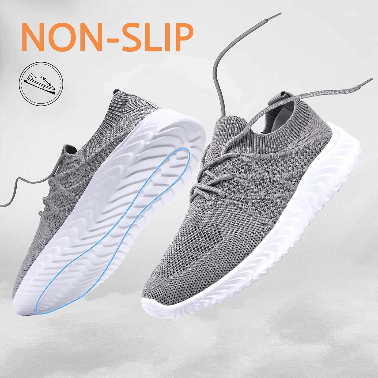 Oltyutc Women Running Walking Shoes Lightweight Tennis Shoes Mesh Gym Workout Sneakers