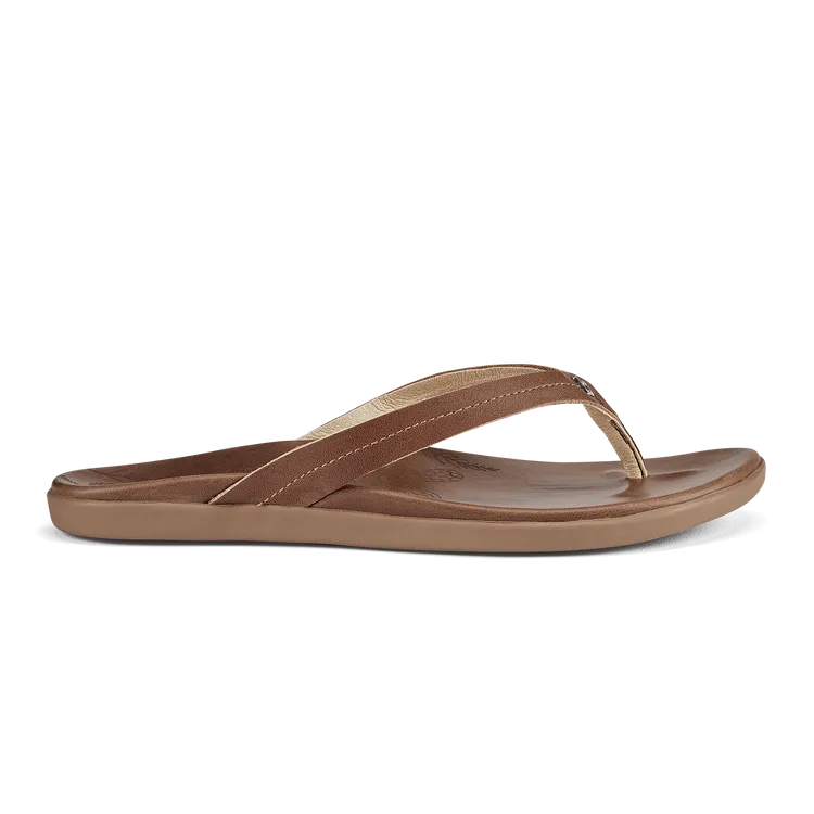 OluKai Women's Honu Leather Sandal