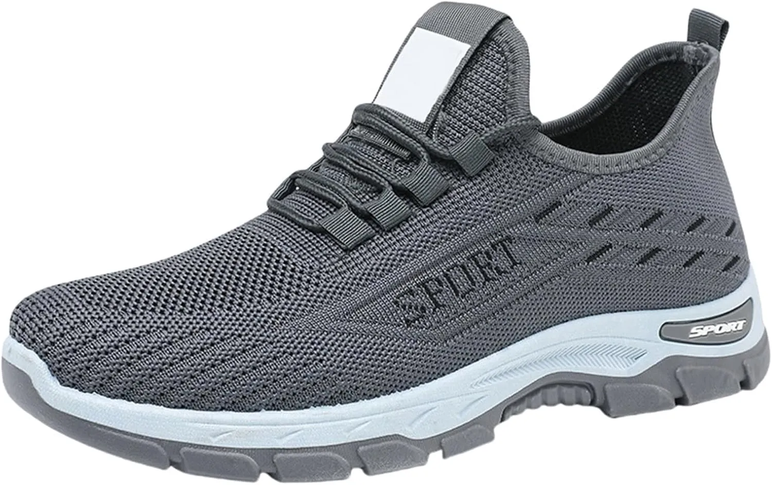 Ortho Shoes for Women Men Knitted Mesh Breathable Orthopedic Sneaker,Non Slip&Arch Support Soft-Soled Tennis Athletic Hiking Shoe,Lightweight Plantar Fasciitis Neuropathy Sneakers with Wide Toe Box