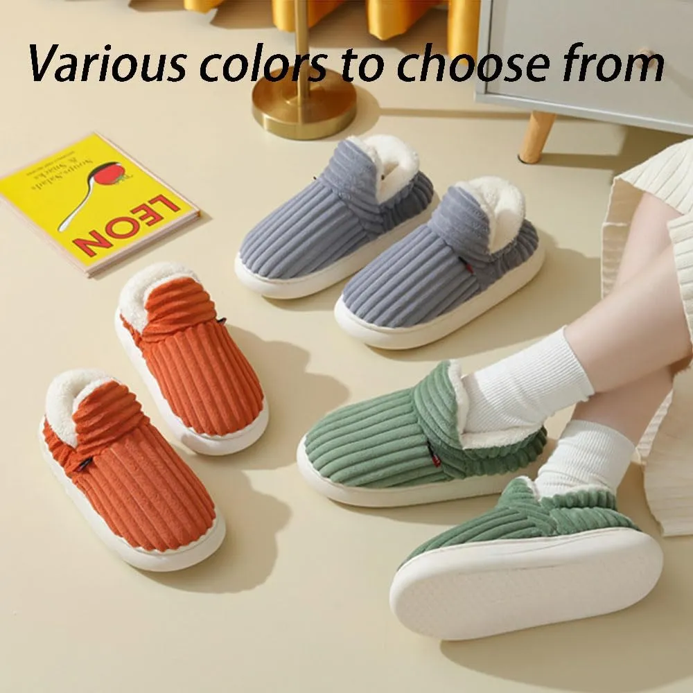 Pluffi Cozy Stylish Slipper, Cloud Slippers Pillow Warm Fuzzy House Slippers, Thick Sole Anti-Skid Cozy Plush slides