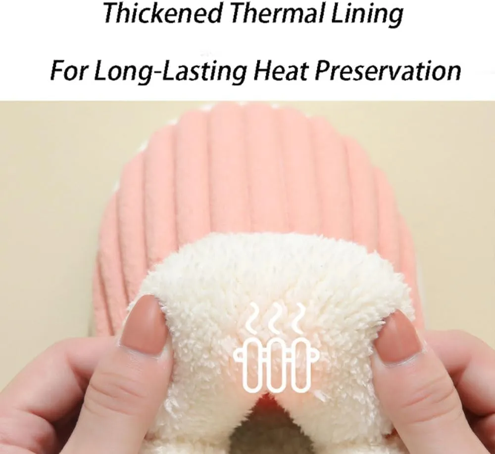 Pluffi Cozy Stylish Slipper, Cloud Slippers Pillow Warm Fuzzy House Slippers, Thick Sole Anti-Skid Cozy Plush slides