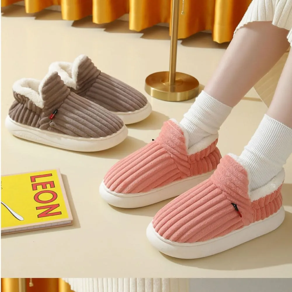 Pluffi Cozy Stylish Slipper, Cloud Slippers Pillow Warm Fuzzy House Slippers, Thick Sole Anti-Skid Cozy Plush slides