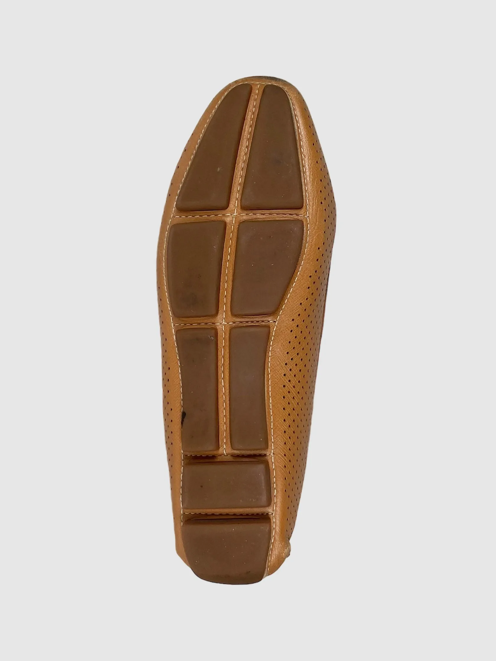 Prada Perforated Leather Loafer - Size 37