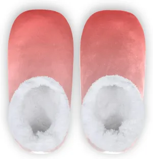 Purple Rose Gradient House Slippers Non-Slip Soft Comfy Slippers for Wedding