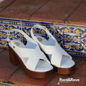 Rant & Rave Lira Sandal White