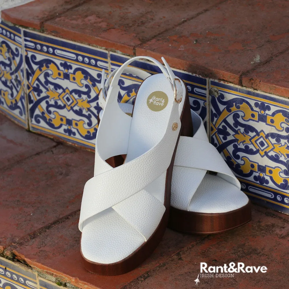 Rant & Rave Lira Sandal White
