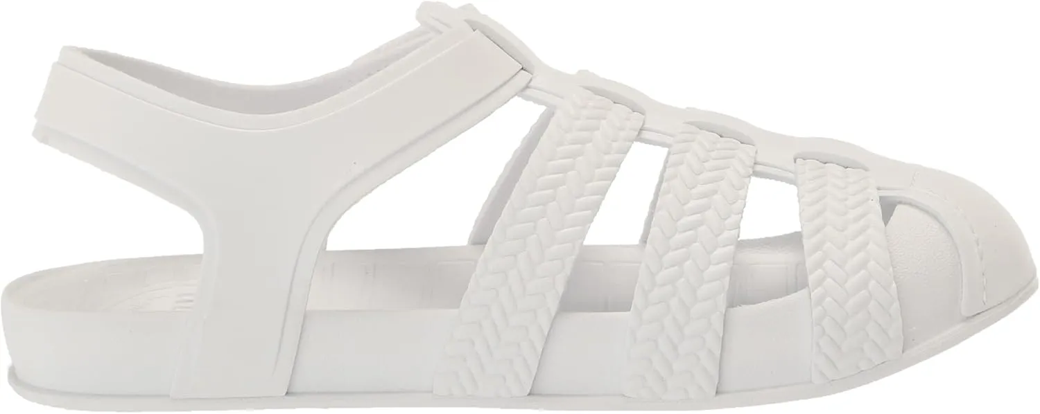REEF Kids' Water Beachy Fisherman Sandal, Water Friendly, Adjustable Velcro Strap, Closed Toe