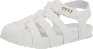 REEF Kids' Water Beachy Fisherman Sandal, Water Friendly, Adjustable Velcro Strap, Closed Toe
