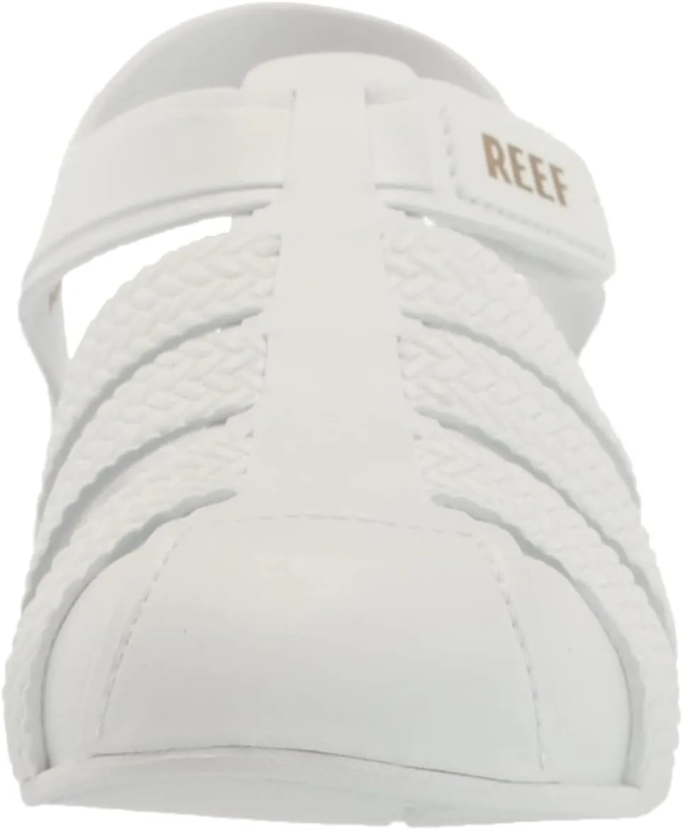 REEF Kids' Water Beachy Fisherman Sandal, Water Friendly, Adjustable Velcro Strap, Closed Toe
