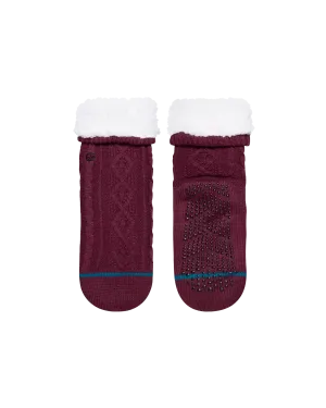Roasted Slipper Socks in Purple