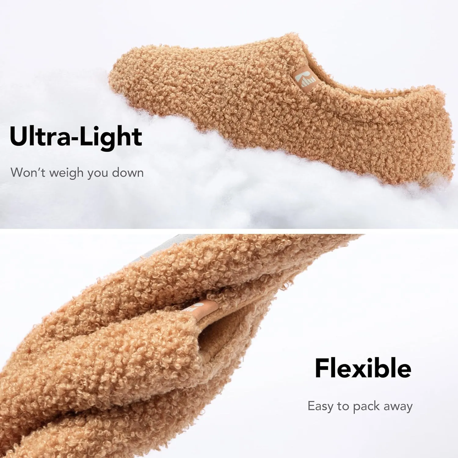 RockDove Women's Teddy Fleece Closed Back Indoor Slipper