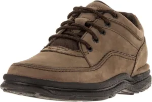 Rockport Men's World Tour Classic Walking Shoe,Chocolate Nubuck,14 W